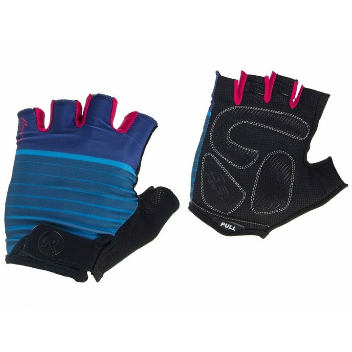 Damen Radsport Handschuhe Rogelli IMPRESS, blau-pink 010.600
