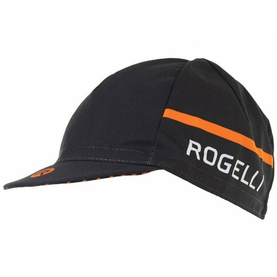 Radsport Cap unter Helm Rogelli HERO, schwarz-orange 009.974, Rogelli