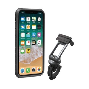 Hülle Topeak RideCase für iPhone X schwarz/grau TT9855BG, Topeak