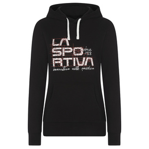 Damen Sweatshirt La Sportiva Project Hoody black/white, La Sportiva